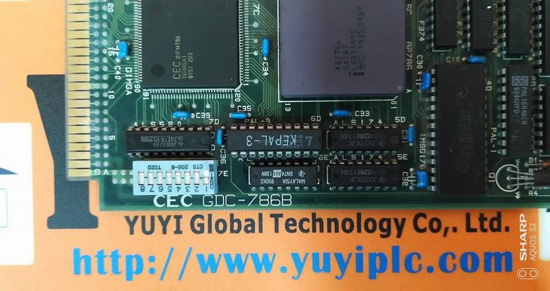 CEC GDC-786B CONTROL CARD - 裕益科技自動化設備可程式編碼器PLC分散式控制系統DCS