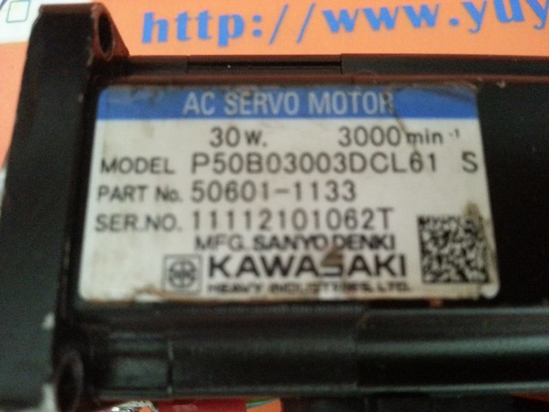KAWASAKI P50B03003DCL61 S AC SERVO MOTOR (3)