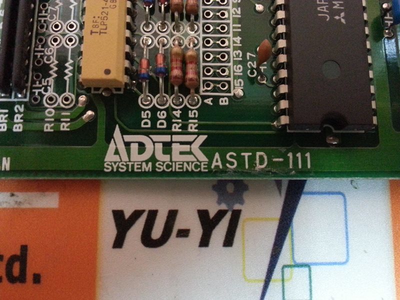 ADTEK ASTD-111 BOARD CARD MODULE - PLC DCS SERVO Control MOTOR POWER ...