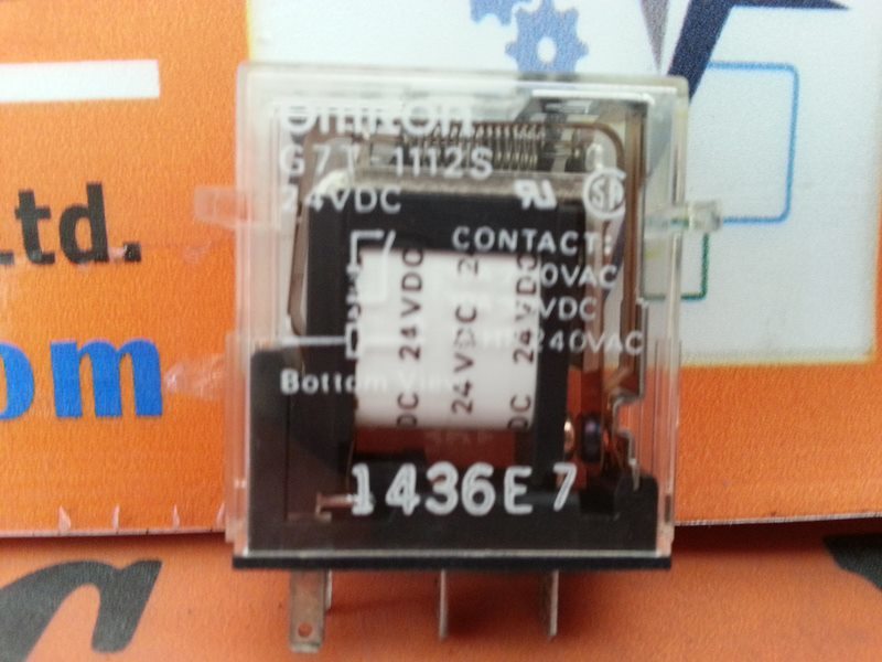 OMRON G7T-1112S RELAY - 裕益科技自動化設備可程式編碼器PLC分散式控制系統DCS