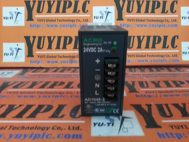 ACRO AD1048-24FS POWER SUPPLY - PLC DCS SERVO Control MOTOR POWER ...