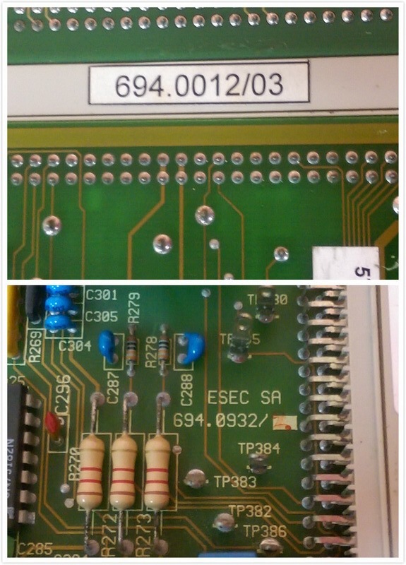 ESEC SA 694.0932 694.0012/03 BOARD - 裕益科技自動化設備可程式編碼器PLC分散式控制系統DCS