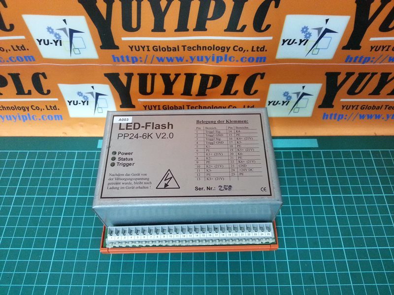 Plc Led Flash LED-FLASH PP24-6K V2.0 MODULE - 裕益科技自動化設備可程式編碼器PLC分散式控制系統DCS
