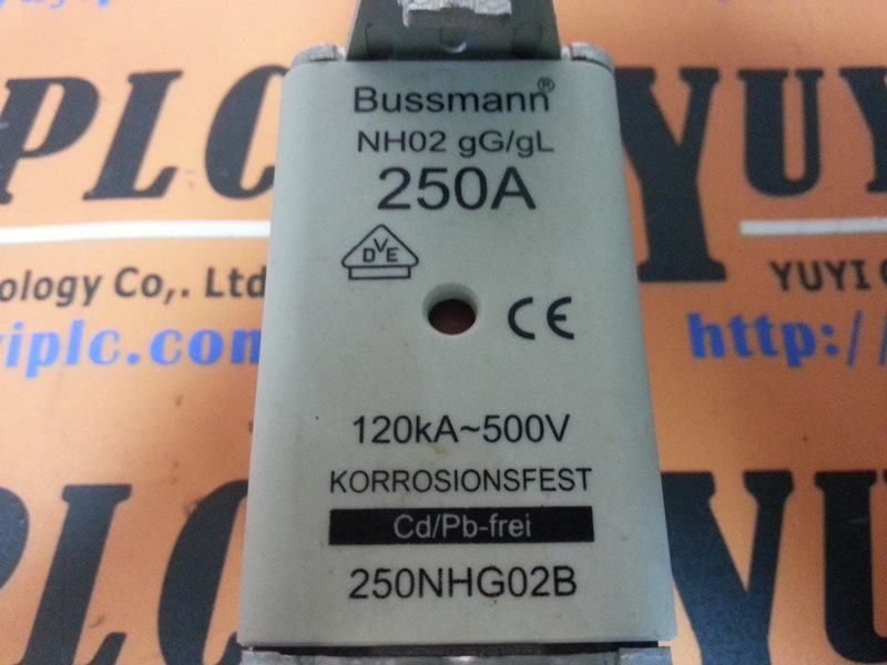BUSSMANN 250NHG02B 250A FUSE - PLC DCS SERVO Control MOTOR POWER SUPPLY ...