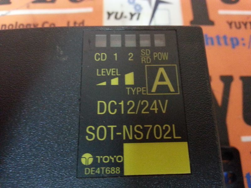 TOYO SOT-NS702L TYPE A DATA TRANSMITTER DC12/24V (3)