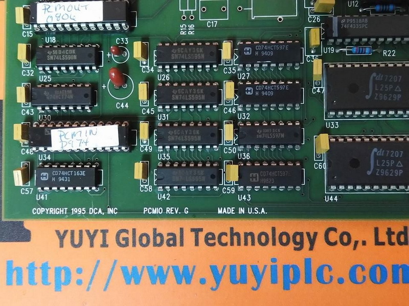 DCA INC. PCMIO REV.G CIRCUIT BOARD CARD - PLC DCS SERVO Control MOTOR ...
