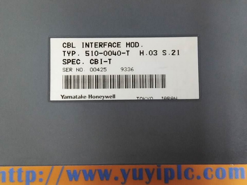 YAMATAKE-HONEYWELL 510-0040-T PLC INTERFACE MODULE (3)