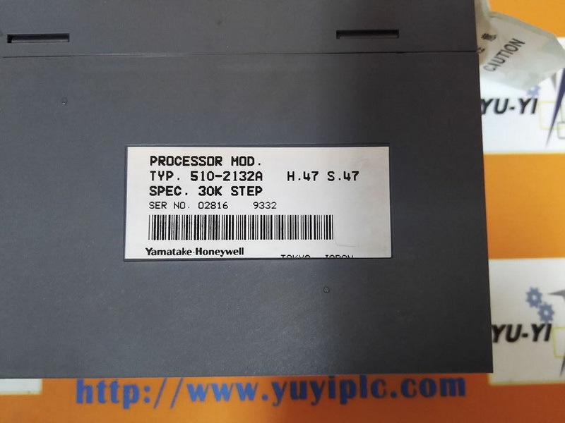 YAMATAKE-HONEYWELL 510-2132A PLC PROCESSOR MODULE (3)