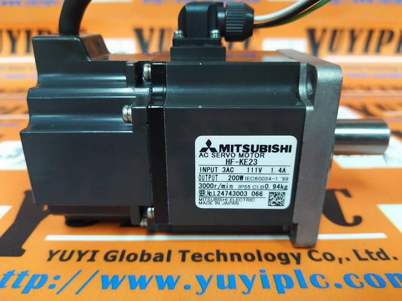 MITSUBISHI HC-KFS13 AC SERVO MOTOR - PLC DCS SERVO Control MOTOR KH-KFS13B MOTOR,AC-SERVO