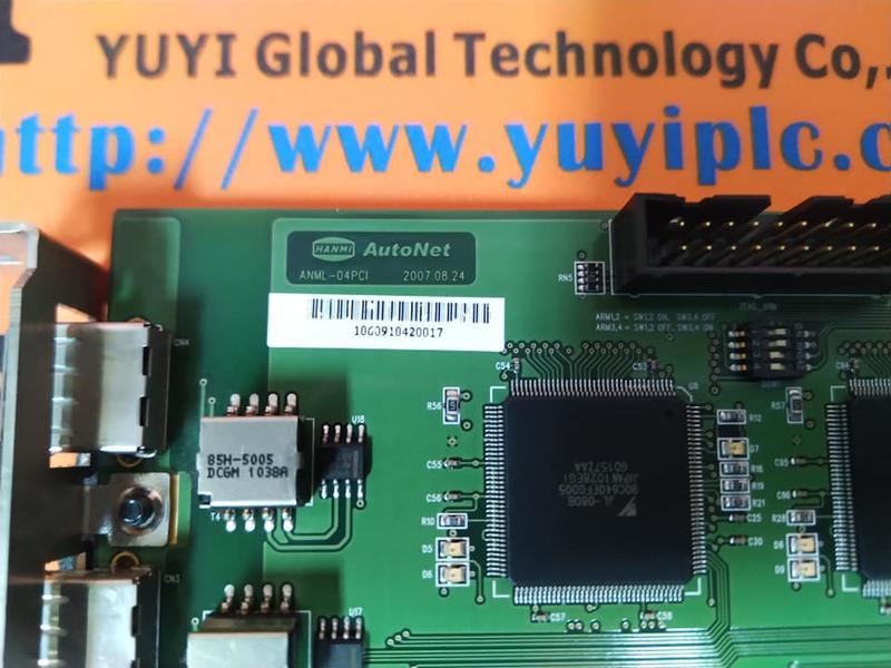 HANMI AUTONET ANML-04PCI VISION INTERFACE CARD VER 4.0 - 裕益科技自動化設備可程式 ...