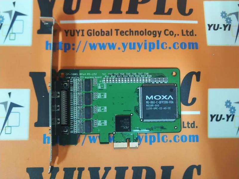 MOXA CP-168EL 8 PORT RS-232 LOW PROFILE PCI EXPRESS BOARD (1)