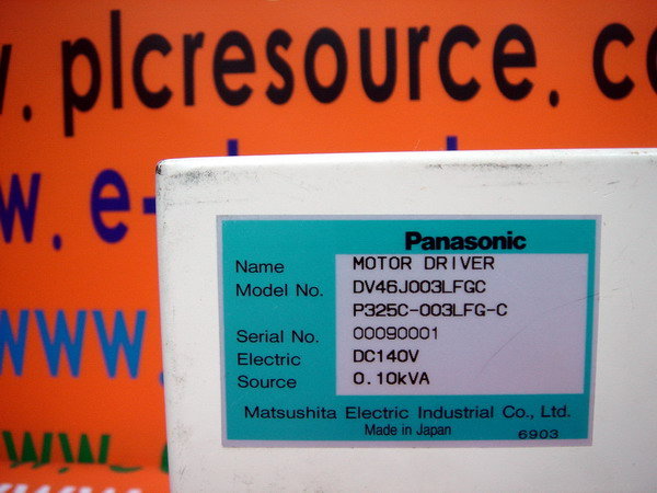 PANASONIC MOTOR DRIVER DV46J003LFGC P325C-003LFG-C (3)