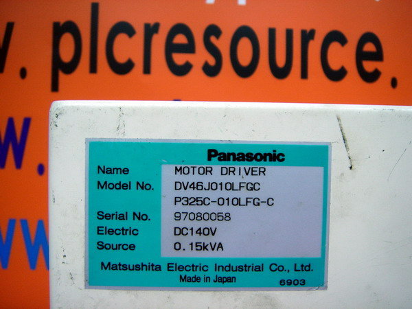 PANASONIC MOTOR DRIVER DV46J010LFGC P325C-010LFG-C (3)