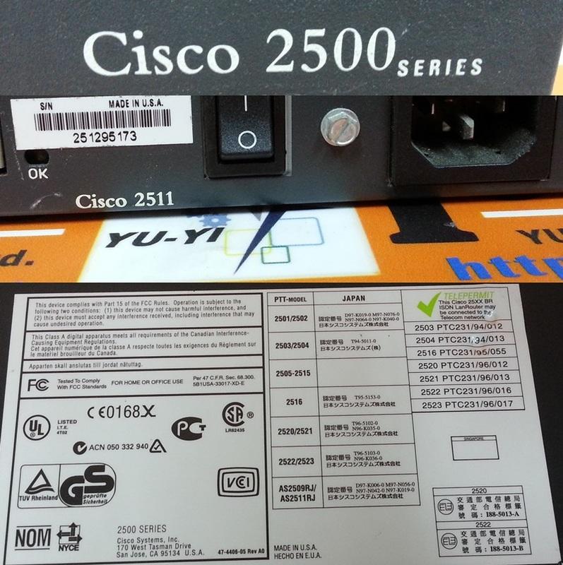 Cisco 2500 Series Access Server/Router Model 2511 - 裕益科技自動化設備可程式編碼器PLC ...