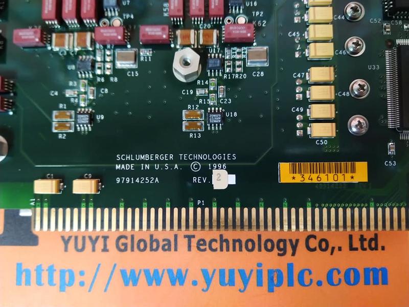 Power Network Module Slb SCHLUMBERGER VWF 97914252A REV.2 PRESSURE TEST - PLC DCS SERVO Control ...
