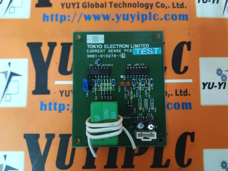 TEL TOKYO CURRENT SENSE PCB BOARD 3M81-010278-13 - 裕益科技自動化設備可程式編碼器PLC分散 ...