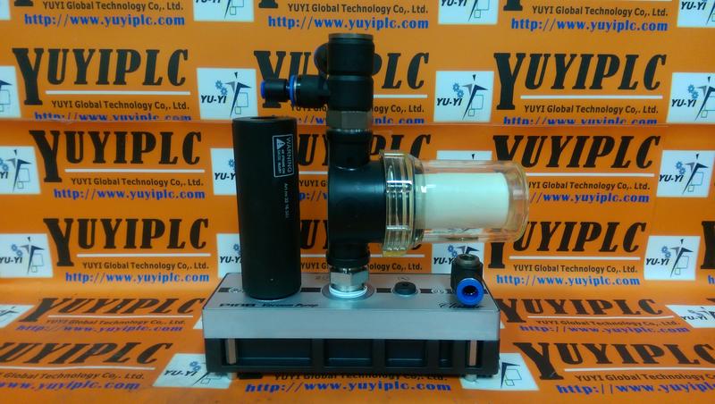 PIAB VACUUM PUMP W/PPSF.5-X35 PUMP FILTER (1)