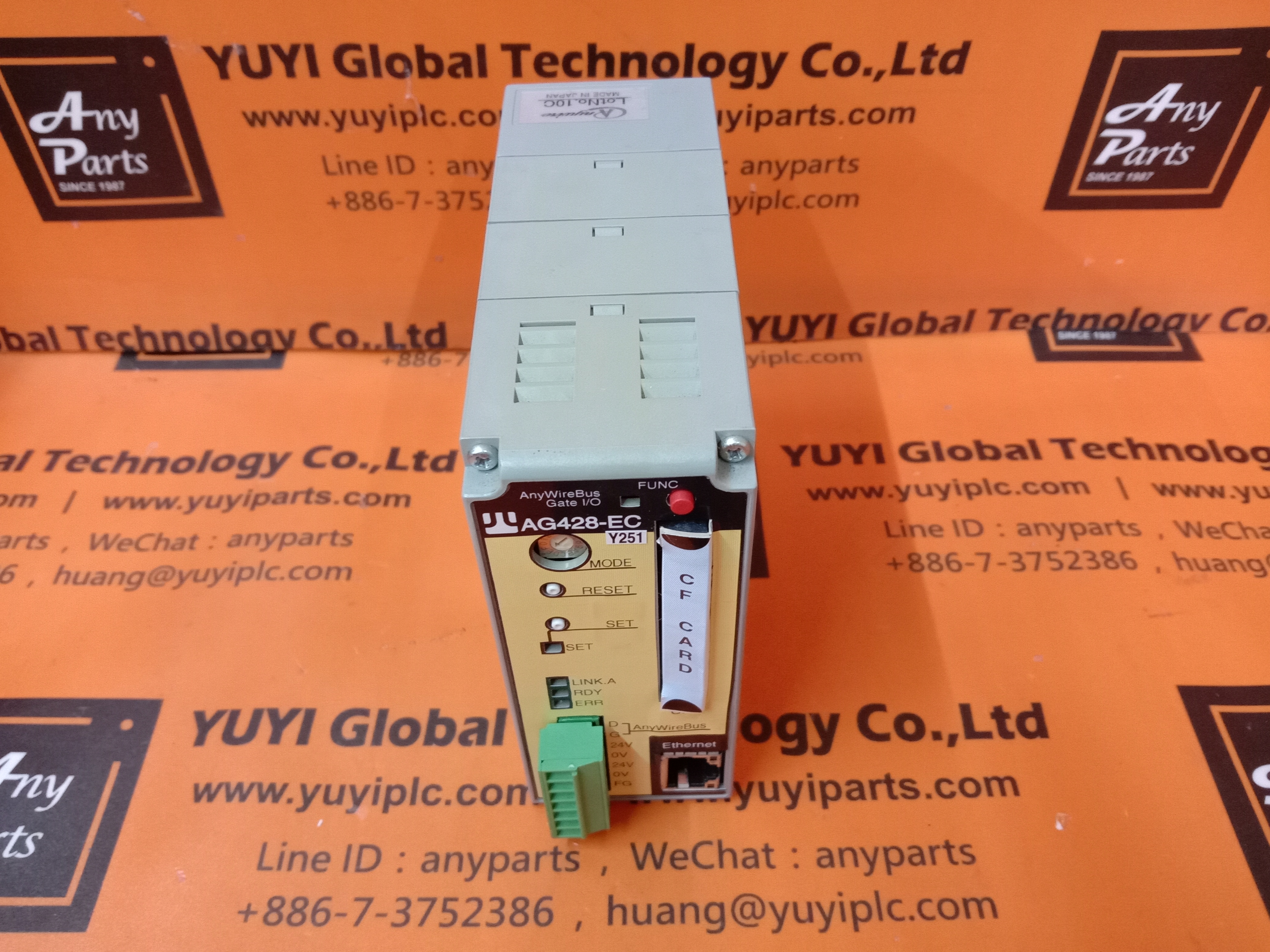 ANYWIRE BUS GATE IO AG428-EC - 裕益科技自動化設備可程式編碼器PLC分散式控制系統DCS
