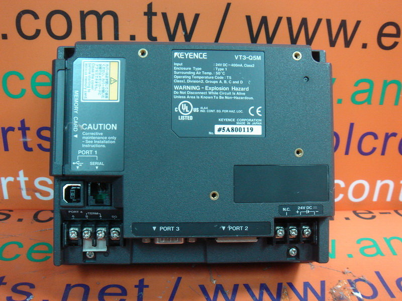 KEYENCE VT3-Q5M - PLC DCS SERVO Control MOTOR POWER SUPPLY IPC ROBOT
