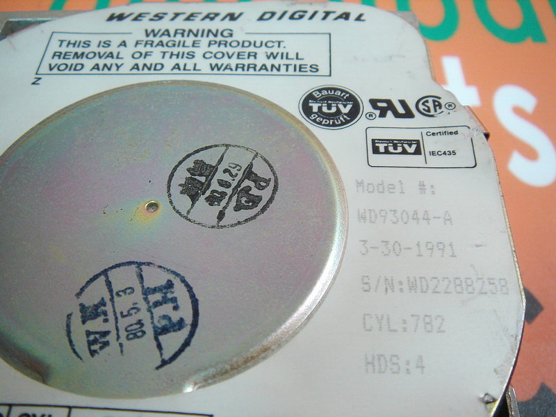 Western Digital WD WD93044A 40MB IDE 3.5