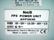 MATSUSHITA NAiS FP3 POWER UNIT AFP3638 (3)