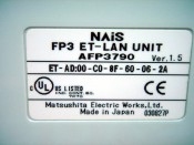 MATSUSHITA NAiS FP3 ET-LAN UNIT AFP3790 (3)