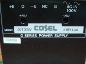 COSEL GT3W POWER SUPPLY +/- 15V 1.3A (3)