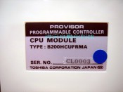 TOSHIBA PLC PROVISOR PROGRAMMABLE CONTROLLER B200HCUFRMA CPU MODULE (2)