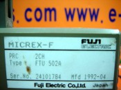 FUJI MICREX-F FTU502A PLC MODULE (3)