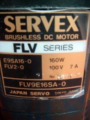 SERVEX FLV SERIES FLV9E16SA-0 BRUSHLESS DC MOTOR (3)