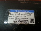 KAWASAKI P50B08100VCL69 AC SERVO MOTOR (3)