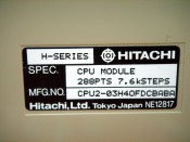 HITACHI CPU MODULE CPU2-03H40FDCBABA (3)