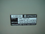 HITACHI H-SERIES CPU MODULE CPU2-07H5JFDCBABA (3)