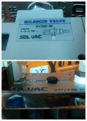 SOLVAC VACUUM PUMP W/SV390-4E SOLENOID VALVE (3)