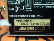 JAPAN SERVO SERVEX FED SERIES DRIVER FED43D3 (3)