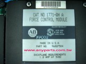(A-B PLC) Allen Bradley 1771 Programmable Controller CPU:1771-QH A Force Control Module (2)