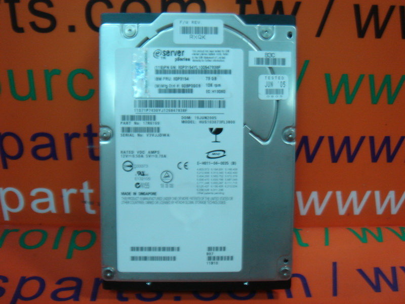 IBM eServer HUS103073FL3800 73GB SCSI Hard Disk