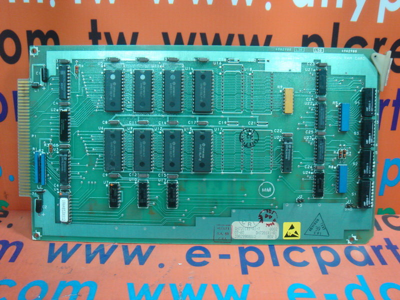 FISHER ROSEMOUNT DH7201X1-A1-7 / 39A2990X012 COMMON RAM CARD REV.D