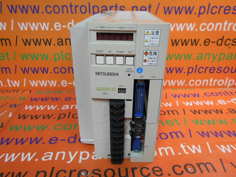 Mitsubishi Mr Sc 100 Plc Dcs Servo Control Motor Power Supply Ipc Robot