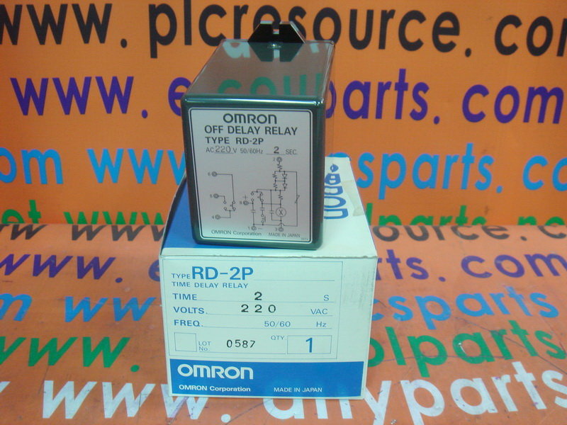 OMRON TIME DELAY RELAY RD2P TIME 2S 220V PLC DCS SERVO Control