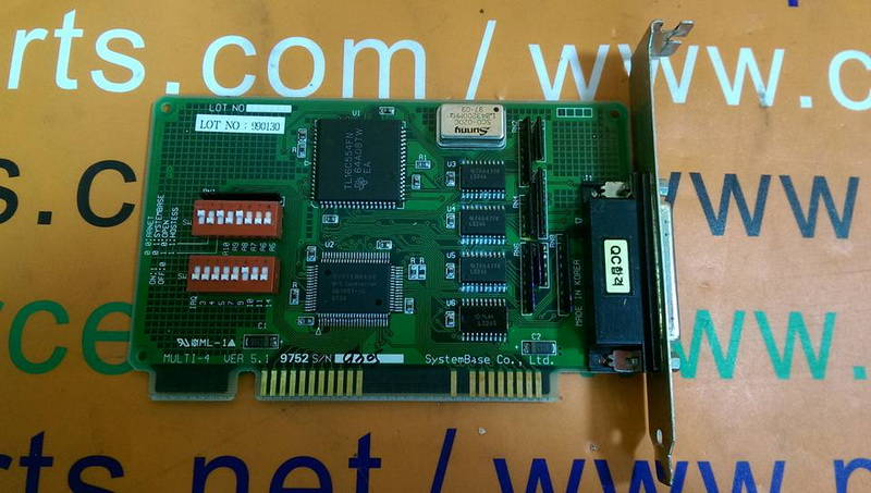 SystemBase MULTI-4 VER:5.1 9752 S/N 9305 1S1SML-1 - PLC DCS SERVO ...