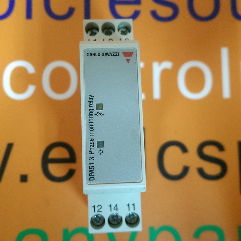 CARLO GAVAZZI 3PHASE MONITORING RELAY DPA51CM44B003 裕益科技自動化設備可程式編碼器