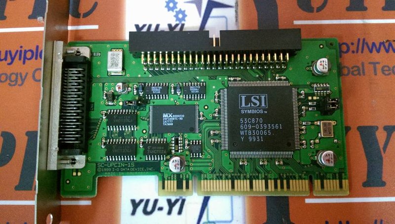 I-O DATA 50 PIN SCSI CARD SC-UPCIN-IS