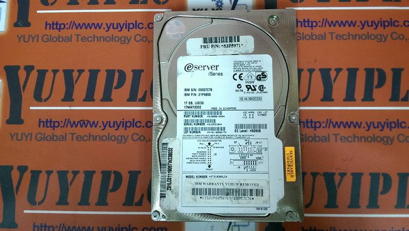 IBM ST318305LC eSERVER xSERIES 17GB USCSI H.D. DRIVE