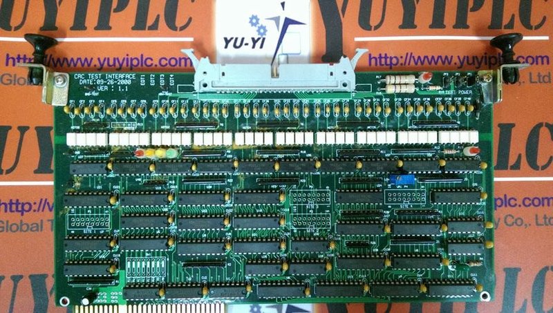 CRC TEST INTERFACE BOARD VER:1.1 DATE:09-26-2000 - PLC DCS