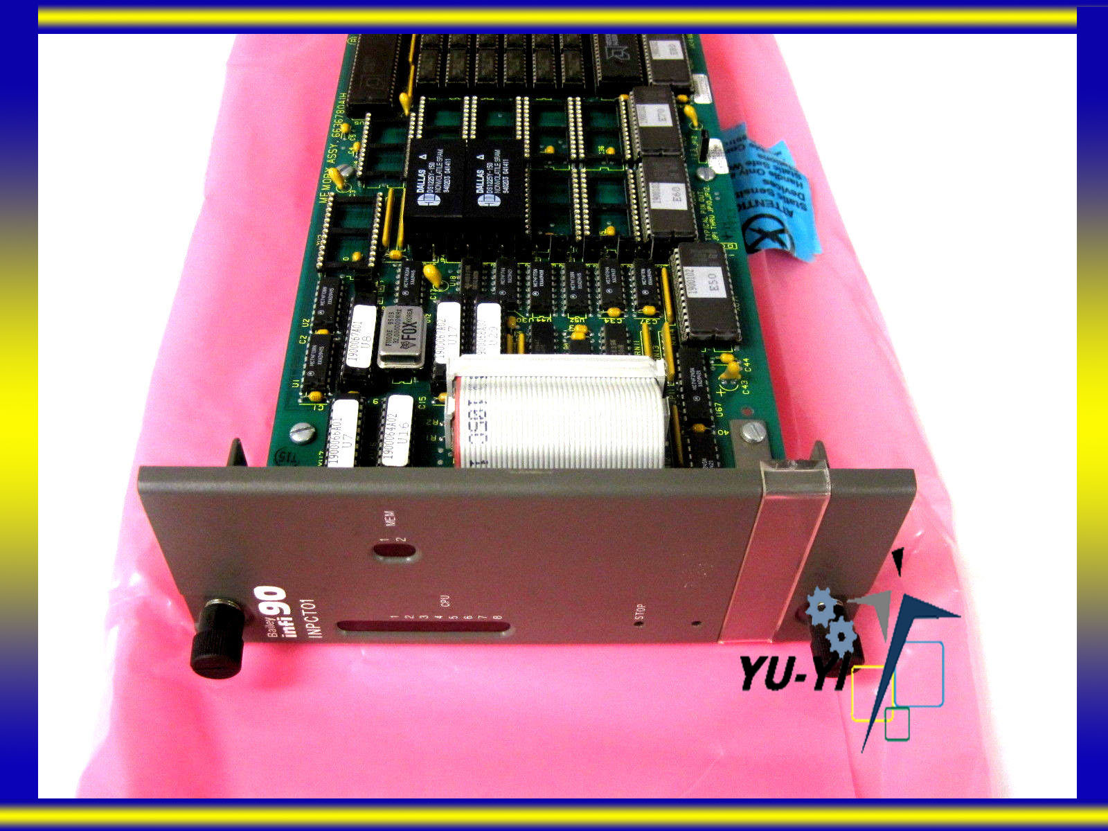 BAILEY CONTROLS TRANSFER MODULE INFI90 INPCT01 裕益科技自動化設備可程式編碼器PLC分散式