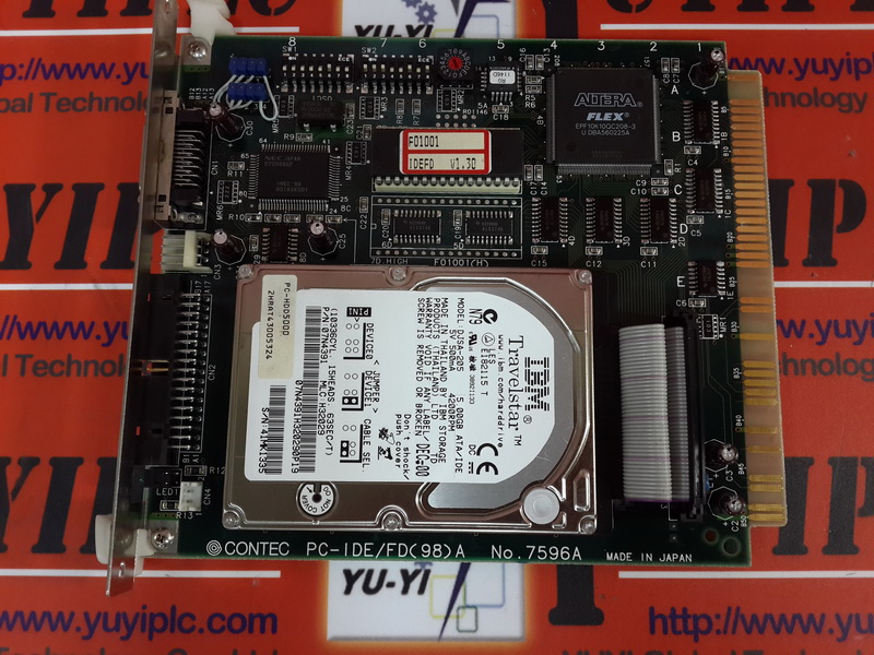 CONTEC PC-IDE/FD(98)A NO.7596A & IBM DJSA-2 - PLC DCS SERVO Control ...