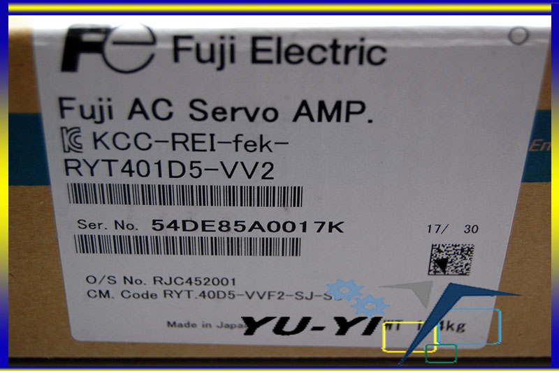 FUJI AC SERVO AMP. RYT401D5-VV2 - PLC DCS SERVO Control MOTOR