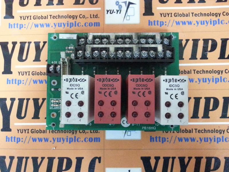 OPTO22 PB16HQ Input Output Module Rack w/ IDC5Q ODC5Q - PLC DCS SERVO ...
