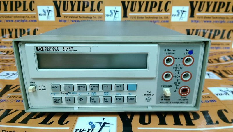 HP MULTIMETER 3478A - 裕益科技自動化設備可程式編碼器PLC分散式控制系統DCS